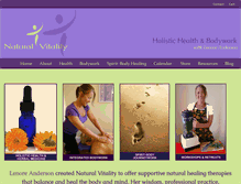 Tablet Screenshot of natural-vitality.com